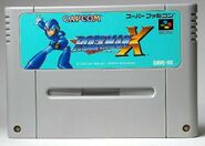 Cartucho de Super Famicom de "Rockman X".