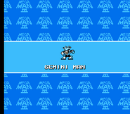 Presentación en "Mega Man 3", NES.