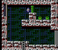 Primer y segundo Surprise Box en el Escenario de Dr. Wily 3.
