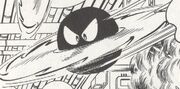 Cutting Wheel en "¡¡La Marcha de los Robots Fuera de Control!!" del manga "Rockman World".