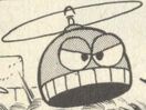 Bunby Heli de Guts Man en "El Guerrero de la Paz - ¡¡Rockman Está Aquí!!" del manga "Rockman".