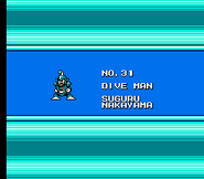 "Mega Man 4", diseñador de Dive Man.