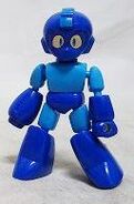 Figura de Mega Man de la serie ""Rockman Battle Set"" de "Bandai", 1992.