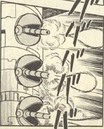 Beak en "¡¡Sobrevive los Continuos Ataques del Ejército de Wily!!" del manga "Rockman".