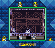 Pluto usando Break Dash en "Mega Man V", Super Game Boy.