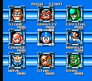 Selección de Escenario (versión japonesa).