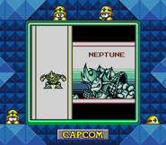 Presentación en "Mega Man V", Super Game Boy.