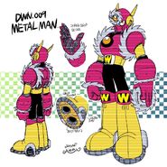 Perfil de Metal Man en "Mega Man Megamix".