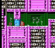 Primer tanque de energía del Escenario de Dr. Wily 2.