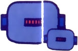 Arte de cápsula de armas en "Mega Man".[2]