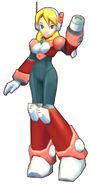 Apariencia de Alia como personaje jugable en Mega Man ​​X8.