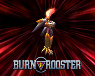 Presentación de Burn Rooster en "Mega Man X8", PC.