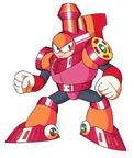 Boceto usado en Mega Man 5.