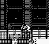Mega Man usando el Charge Kick en "Mega Man IV", Game Boy.
