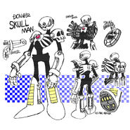 Perfil de Skull Man en "Mega Man Megamix".