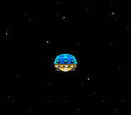 Platillo volador del Dr. Wily en "Mega Man 4", NES.