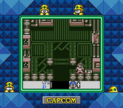 Chip P grande en "Mega Man V", Super Game Boy.