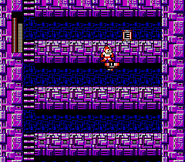 Tanque de energía en el Escenario de Dr. Wily 4.