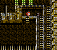 Primer tanque de energía en el Escenario de Dr. Wily 2.