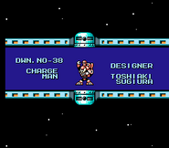 "Mega Man 5", diseñador de Charge Man.