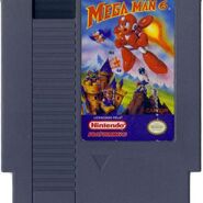 Cartucho de Nintendo Entertainment System de "Mega Man 6".