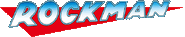 Logo actual de "Rockman" para Japón. Estrenado en 1988 se convirtió en el logo oficial de los videojuegos de Rockman.