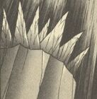 Picos de la Mina de Cristal en "El Secreto del Parque Aéreo" del manga "Rockman 5".