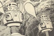 Metall Houdai en "El Nombre del Nuevo Enemigo es, ¿¡Blues!?" del manga "Rockman 5".