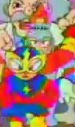 Fire Man en el comercial de "Rockman".