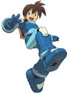 Boceto usado en Mega Man Legends 3