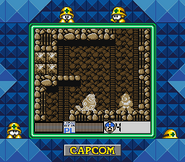 Carga incompleta del Break Dash en "Mega Man V", Super Game Boy.
