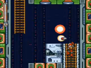 Mega Man usando el Super Adaptor