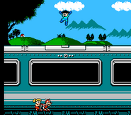 Laboratorio del Dr. Light en "Mega Man 4", NES.