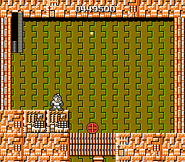 Obtención de Thunder Beam en "Mega Man", NES.