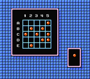 Pantalla de contraseña de "Mega Man 2", NES.