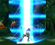 Layer usando el Tenshouha en "Mega Man X8", PC.
