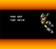 Obtención del Top Spin en "Mega Man: The Wily Wars", Sega Genesis.