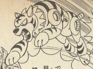 Sumatran en "El Nombre del Nuevo Enemigo es, ¿¡Blues!?" del manga "Rockman 5".