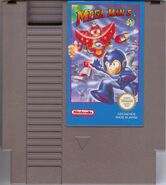 Cartucho de Nintendo Entertainment System de "Mega Man 5" (versión europea).