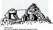 Arte conceptual de la Planta Manufacturadora de Robots del Dr. Wily.[1]