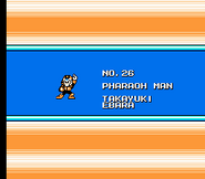 "Mega Man 4", diseñador de Pharaoh Man.