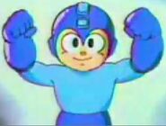 Mega Man en el comercial de "Rockman".