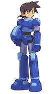 Boceto usado en Mega Man Legends 2