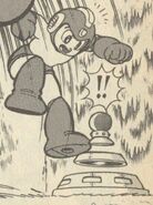 Search Mine en "El Nombre del Nuevo Enemigo es, ¿¡Blues!?" del manga "Rockman 5".