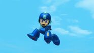 Mega Man apunto de usar el Hard Knuckle en el trailer de Super Smash Bros.