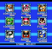 Selección de Escenario (Modo Proto Man).