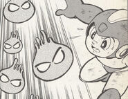 Tackle Fire en "¡¡La Marcha de los Robots Fuera de Control!!" del manga "Rockman World".