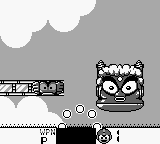 Muerte al caer en un precipicio en "Mega Man II", Game Boy. Al caer se añade el mismo efecto que cuando se te acaba toda la energía.