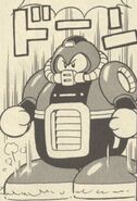 Yudon de Napalm Man en "El Nombre del Nuevo Enemigo es, ¿¡Blues!?" del manga "Rockman 5".