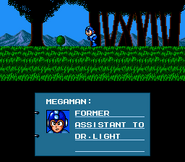 Mega Man en el epílogo de Mega Man 3 en "Mega Man: The Wily Wars", Sega Genesis.